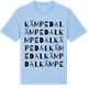Blue Soul t-shirt med Kämpedal ordlek t-shirt
