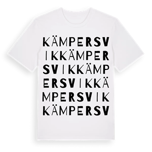 Kämpersvik ordlek t-shirt – ekologisk bomull t-shirt från Pinshirt