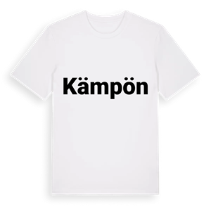 Kämpön fetstil t-shirt – ekologisk bomull t-shirt från Pinshirt