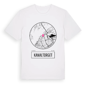 Kanaltorget t-shirt – ekologisk bomull t-shirt från Pinshirt