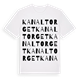 Kanaltorget ordlek t-shirt