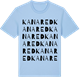 Blue Soul t-shirt med Kanared ordlek t-shirt