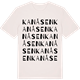 Vintage White t-shirt med Kanåsen ordlek t-shirt