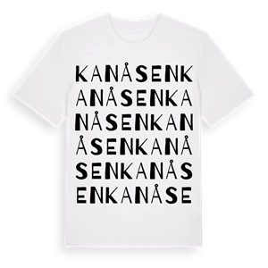 Kanåsen ordlek t-shirt – ekologisk bomull t-shirt från Pinshirt