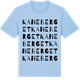 Blue Soul t-shirt med Kaneberget ordlek t-shirt