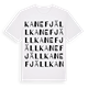 Kanefjäll ordlek t-shirt