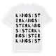 Kangsister ordlek t-shirt