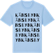 Blue Soul t-shirt med Känsbyn ordlek t-shirt