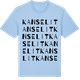 Blue Soul t-shirt med Kanselit ordlek t-shirt