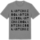 Mid Heather Gray t-shirt med Kantenberg ordlek t-shirt