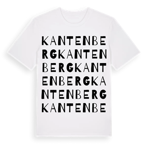 Kantenberg ordlek t-shirt – ekologisk bomull t-shirt från Pinshirt