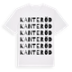 Kanteröd ordlek t-shirt