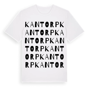 Kantorp ordlek t-shirt – ekologisk bomull t-shirt från Pinshirt