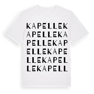 Kapelle ordlek t-shirt – ekologisk bomull t-shirt från Pinshirt