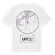 White t-shirt med Kapelle t-shirt