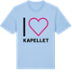 Blue Soul t-shirt med Jag älskar Kapellet t-shirt stort tryck