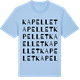 Blue Soul t-shirt med Kapellet ordlek t-shirt