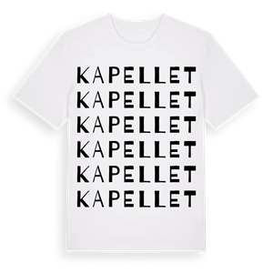 Kapellet ordlek t-shirt – ekologisk bomull t-shirt från Pinshirt