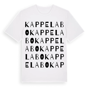 Kappelabo ordlek t-shirt – ekologisk bomull t-shirt från Pinshirt