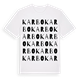 Karbo ordlek t-shirt