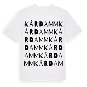 Kårdamm ordlek t-shirt – ekologisk bomull t-shirt från Pinshirt