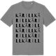 Mid Heather Gray t-shirt med Kärill ordlek t-shirt