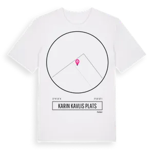 Karin Kavlis Plats t-shirt – ekologisk bomull t-shirt från Pinshirt