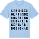 Blue Soul t-shirt med Käringebo ordlek t-shirt