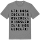 Mid Heather Gray t-shirt med Käringskede ordlek t-shirt