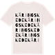 Vintage White t-shirt med Käringskede ordlek t-shirt