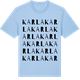 Blue Soul t-shirt med Karla ordlek t-shirt