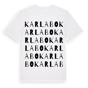 Karlabo ordlek t-shirt – ekologisk bomull t-shirt från Pinshirt
