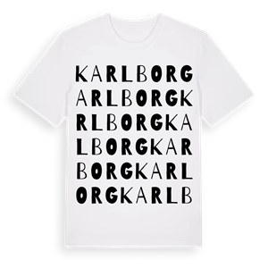 Karlborg ordlek t-shirt – ekologisk bomull t-shirt från Pinshirt