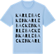 Blue Soul t-shirt med Karlebacken ordlek t-shirt
