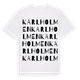 Karlholmen ordlek t-shirt