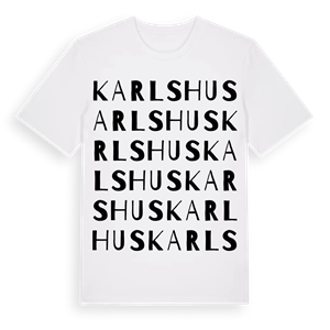 Karls hus ordlek t-shirt – ekologisk bomull t-shirt från Pinshirt