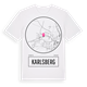 White t-shirt med Karlsberg t-shirt
