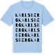 Blue Soul t-shirt med Karlsberg ordlek t-shirt