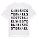 Karlshester ordlek t-shirt
