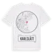 White t-shirt med Karlslätt t-shirt