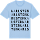 Blue Soul t-shirt med Karlsten ordlek t-shirt