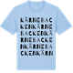 Blue Soul t-shirt med Kärnebacken ordlek t-shirt