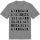 Mid Heather Gray t-shirt med Kärnekulla ordlek t-shirt