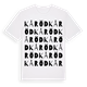 Kåröd ordlek t-shirt