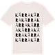 Vintage White t-shirt med Kärra ordlek t-shirt
