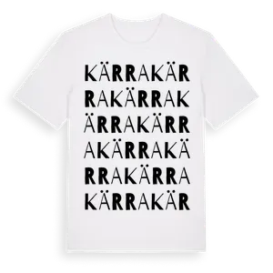 Kärra ordlek t-shirt – ekologisk bomull t-shirt från Pinshirt