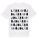 Kärrahöjd ordlek t-shirt