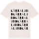 Vintage White t-shirt med Kärralund ordlek t-shirt