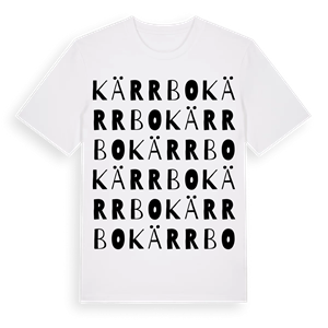 Kärrbo ordlek t-shirt – ekologisk bomull t-shirt från Pinshirt