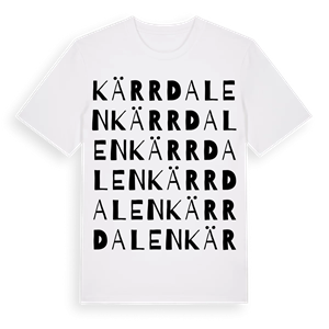 Kärrdalen ordlek t-shirt – ekologisk bomull t-shirt från Pinshirt
